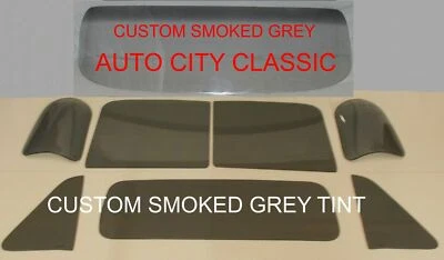 Juego de 3 piezas de vidrio para camioneta Chevrolet GMC 1954 puerta de ventilación parabrisas gris Foto 1 de 4