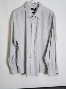 Cutter & Buck Men's XL/TG Long Sleeve Blue & White Collared Button Down Shirt - Picture 1 of 6