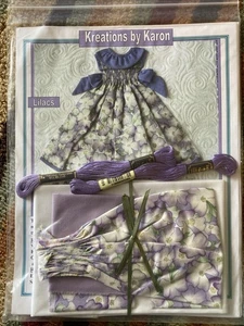 2002 Kreations by Karon Papierpuppe Quiltmuster - Flieder neu in Originalverpackung - Bild 1 von 4