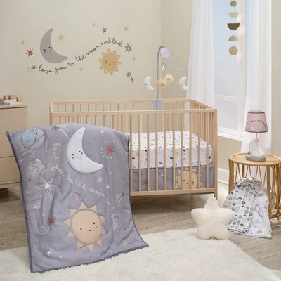 Bedtime Originals Little Star Celestial 3-Piece Nursery Baby Crib Bedding Set - Image 1 of 4