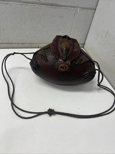 VINTAGE ARMADILLO HANDBAG BAG ORIGINAL RETRO CASE - Picture 1 of 8