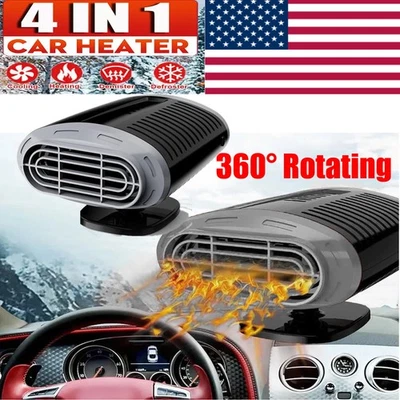 Calentador Coche Eléctrico Portátil 12V 800W Ventilador Calefacción Desempañador Descongelador Demister A+ Foto 1 de 4