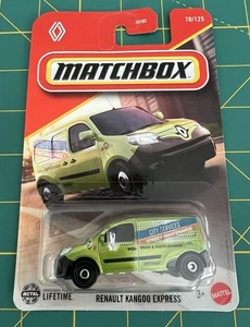 2025 MATCHBOX 2018 RENAULT KANGOO EXPRESS MBX CITY 70/125 METALFLAKE GREEN - Picture 1 of 1
