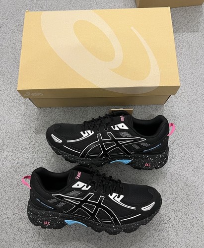 ASICS Gel Venture 6 Nero Blu Rosa "Rara Colourway" UK8.5 1203A517 001