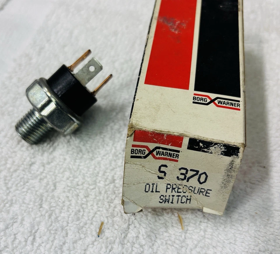 Interruptor de presión de aceite vintage BWD Borg Warner S-370 76-83 Buick Olds Pontiac Foto 1 de 1