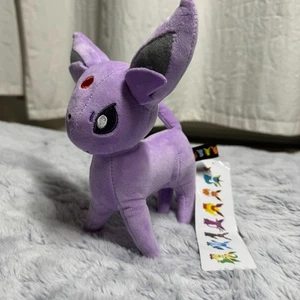 Pokemon Espeon Plush 2018 w/ Tags Pokemon Center Eevee Collection Limited 5" - Picture 1 of 6