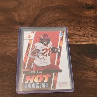 2022 Score - Hot Rookies Breece Hall #HR5 (RC) - Image 1 of 2