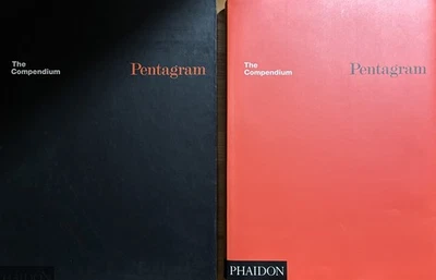 PENTAGRAM THE COMPENDIUM With Slip Case (1993) Graphic Design & Bonus Mini Books - Image 1 of 2