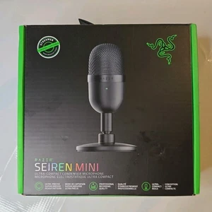 Razer Seiren Condenser Microphone Mini Ultra-Compact Studio Quality, Plug & Play - Picture 1 of 8