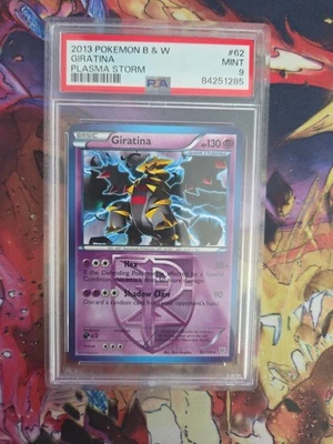 2013 Pokemon Black & White: PLASMA STORM GIRATINA 62/135 PSA 9 MINT - Image 1 of 2