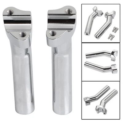 Elevadores de manillar retroceso de 6,5" para Harley 1" barra Heritage Softail Dyna Low Rider Foto 1 de 4