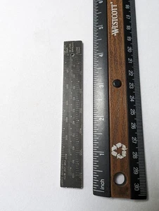 Gráficos pequeños vintage escala regla náutica - Imagen 1 de 6