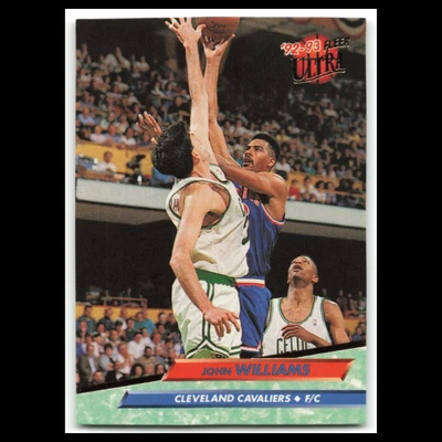 Tarjeta de baloncesto John Williams #40 1992 Fleer Ultra Cleveland Cavaliers NBA casi nueva Foto 1 de 3