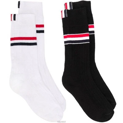 Calcetines deportivos a rayas Thom Browne MAS102A Y3013 001 100 415 24319536 Foto 1 de 4