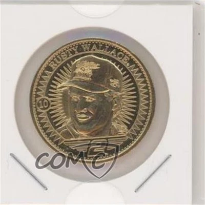 1998 Pinnacle Mint Coins Artist Proof Gold Plate /100 Rusty Wallace #10 HOF - Image 1 of 2