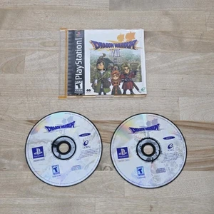 Dragon Warrior VII (Sony PlayStation 1, 2001) 2 Discs W/ No Manual  - Good Cond - Picture 1 of 5
