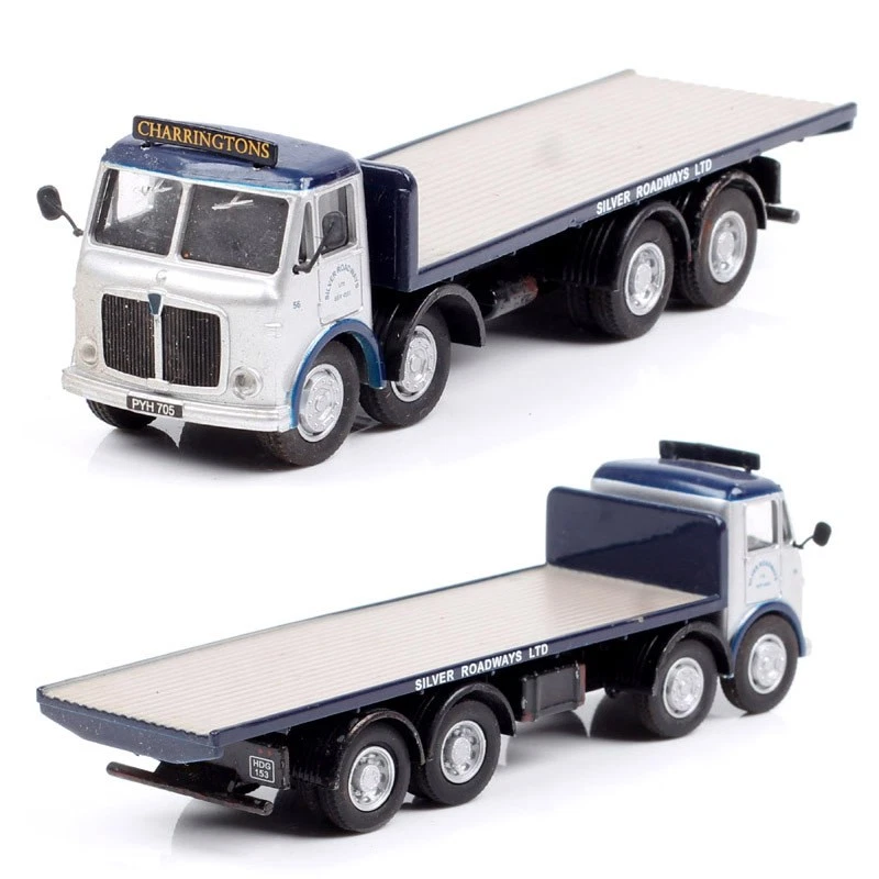 B-T Toy 1/76 Scale OO DA98 AEC Mammoth Major Flatbed Lorry Truck Model Car Toy - Image 1 of 4