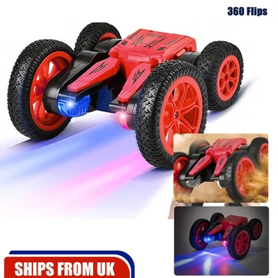 Remote Control Cars Double Sided RC Stunt Car with 360 Flips Toy Gifts - Image 1 of 4