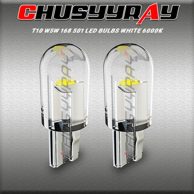 For VW Transporter T5 T5.1 T6 Crafter Caddy T10 LED Side Light Bulbs White 6000k - Image 1 of 4