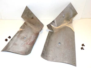Transmission Exhaust Heat Shield RH & LH SET Footwell w/ Bolts 1986 C4 Corvette - Picture 1 of 19
