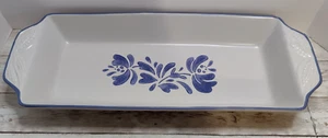 Pfaltzgraff Yorktowne ~ Embossed Bread Basket/ Tray ~ Dishwasher/ Microwave Safe - Picture 1 of 8