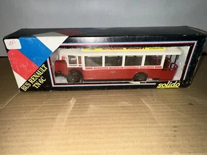 Solido Renault TN6C 1934 Bus red Lyon Single Decker Boxed - Picture 1 of 3