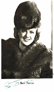 Gretl Theimer Original Signature On Card No. 8884