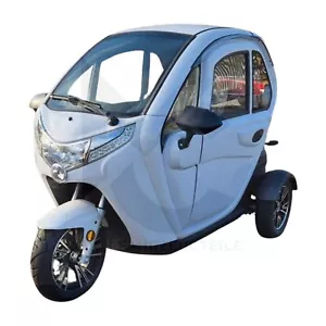 Elektro Kabinenroller Dreirad E-Auto 25km/h 72V 52Ah Mopedauto LED ECO Scooter - Bild 1 von 9