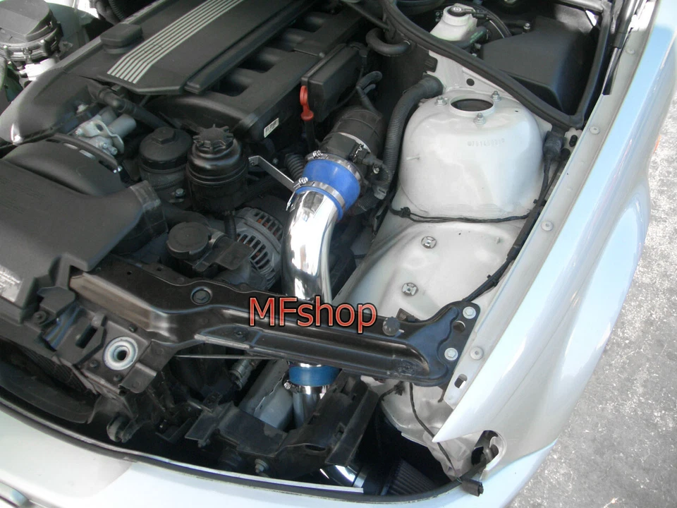 BLUE For 1999-2005 BMW E46 325 328 330 Cold Air Intake System Kit + Filter - Imagem 1 de 1