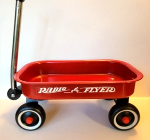 RADIO FLYER Little Red Mini Wagon Vintage 12 1/2" X 7.5" X 5.5" EUC - Picture 1 of 7