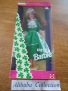 ** BARBIE IRISH 12998 ** MATTEL 1994 DOLL WORLD BOITE POUPEE MONDE IRELAND - Picture 1 of 5