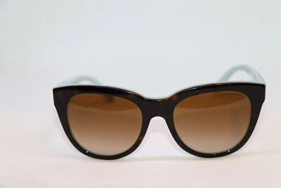 AUTHENTIC TIFFANY TF4112 81343B SUNGLASSES SZ 53-19-140 HAVANA BLUE - Image 1 of 4