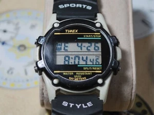 Reloj Hombre TIMEX Indiglo Temporizador Alarma Usado De Colección - Imagen 1 de 11