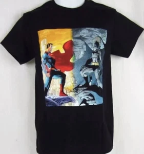 DC Comics Original Super Hero Batman vs Superman Face Off T-Shirt XL X-Large - Picture 1 of 2