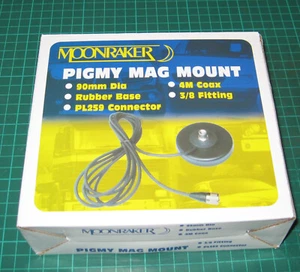 Montaje magnético 3/8 90 mm turbo 3/8 perno montaje bota de goma para radio CB y HAM - Imagen 1 de 3