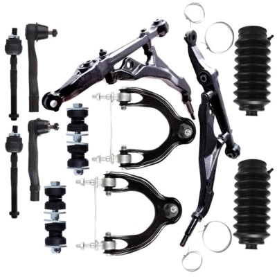 Kit de barra estabilizadora brazo de control superior inferior delantero 12 piezas para Honda Civic del Sol 1993-97 Foto 1 de 4