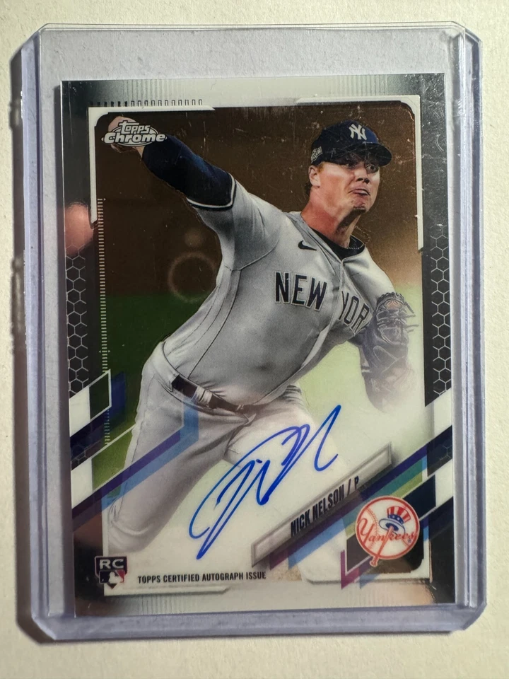 K241,303 - 2021 Topps Chrome Rookie Autographs #RANNE Nick Nelson Auto - Image 1 of 1