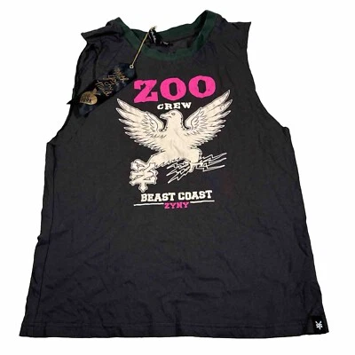 Nuevo Top Zoo Crew Damas Sin Mangas Rango Talla 10 Rosa Deletreado  Foto 1 de 4