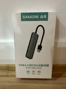 SAMZHE BRAND NEW SEALED 4-port usb 3.0 hub powered/ Type C / PC / AUSTRALIA POST - Picture 1 of 2