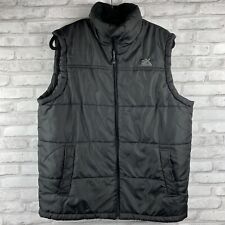 ZeroXposur Mens Puffer Vest Size Large Black Full Zip Pockets