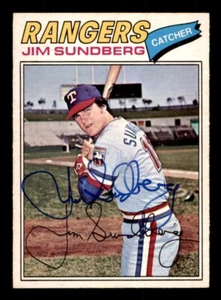 1977 OPC O-Pee-Chee Baseball #185 Jim Sundberg Signed Autograph (No COA) - Picture 1 of 2