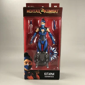 2020 McFarlane Toys Mortal Kombat KITANA EDENIAN BLUE 7" Action Figure - Picture 1 of 10