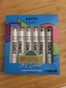 NYX Set matite occhi jumbo latte congelamento Sherbert Frappe melanzana aracaroon (6) - Foto 1 di 1
