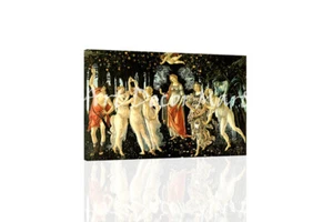 Sandro Botticelli La Primavera - LIENZO O IMPRESIÓN DE PARED - Imagen 1 de 2