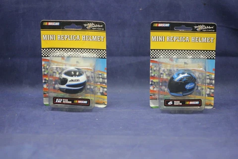 NASCAR Bobble Dobbles Mini Replica Helmet #12 Ryan Newman #6 Mark Martin Cover