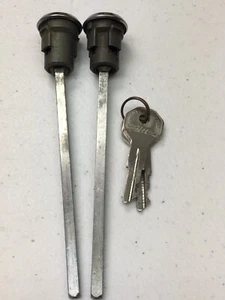 1966~1969 American Motors 2 KEYED ALIKE-LOCK CYL w/ 2 KEYS / Universal Shafts - Picture 1 of 12