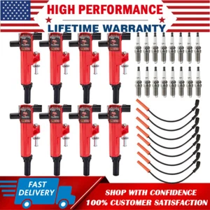 8 Pack Ignition Coil & Spark Plug & Wire For Dodge Durango Dakota Ram 1500 4.7L - Picture 1 of 15