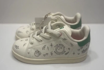Adidas Stan Smith Andre Saraiva El Mundo Necesita Amor Niño/Niño Zapatos Talla 9 Nuevos Foto 1 de 4