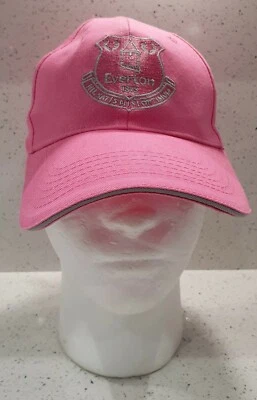 Gorra de béisbol Everton FC oficial rosa y plateada con cresta para niños Foto 1 de 4
