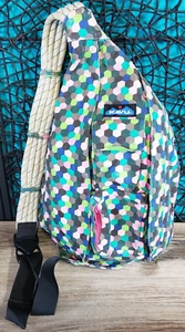 Kavu ROPE Sling Backpack Forest Hive Multicolor Bag Canvas Cotton 20 X 11 X 5 - Bild 1 von 17